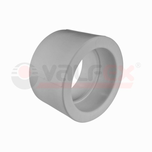 Муфта 63 мм полипропиленовая PPR СЕРАЯ | код 10113063Г | Valfex Муфта 63 мм полипропиленовая PPR СЕРАЯ | код 10113063Г | Valfex