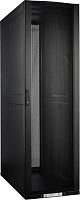 Шкаф LANMASTER DCS 48U 800x1200 мм, с перфорированными дверьми, без боковых панелей, черный | код LAN-DC-CBP-48Ux8x12 | LANMASTER
