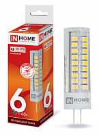 Лампа светодиодная LED-JCD-VC 6Вт 230В G4 6500К 540Лм IN HOME | код 4690612028637 | IN HOME