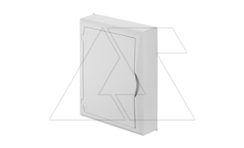 Щит навесной ECO BOX 2x12M, N/PE 3x 6x16+3x10mm2, белая пласт. дверь, белый RAL9003, 434x354x105mm, IP40 | код 2505-00 | Elektro-plast Nasielsk