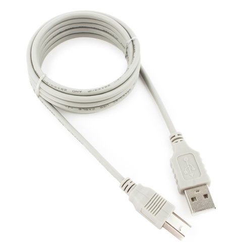 Кабель USB 2.0 Gembird CC-USB2-AMBM-6, AM/BM, 1.8м, серый, пакет | код CC-USB2-AMBM-6 | Gembird