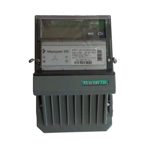 Счетчик электроэнергии Меркурий 230 АRT-00 PQRSIDN трехфазный многотарифный, 5(7,5), кл.точ. 0.5S/1 .0, Щ, ЖКИ, IrDA, CAN/RS485, 2 Тарифа МСК | код 230ART00PQRSIDN 2тар.МСК | Инкотекс Счетчик электроэнергии Меркурий 230 АRT-00 PQRSIDN трехфазный многотарифный, 5(7,5), кл.точ. 0.5S/1 .0, Щ, ЖКИ, IrDA, CAN/RS485, 2 Тарифа МСК | код 230ART00PQRSIDN 2тар.МСК | Инкотекс