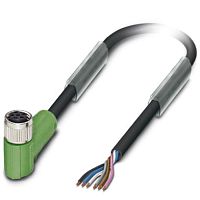 Кабель для датчика / исполнительного элемента SAC-6P- 1,5-PUR/M 8FR | код 1522244 | PHOENIX CONTACT