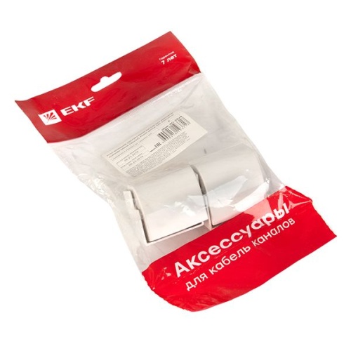 Угол внешний (40х25) (4 шт) белый-Plast | код obw-40-25x4 | EKF фото 3