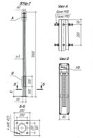 Опора ОГКф-7 (3мм 60/135 фл.300х10 мц. 200 отв. 23х4) гор. оцинк. | код МК 89835 | UMECON