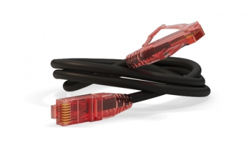Патч-корд U/UTP Cat.5e LSZH 10 м черный, Hyperline PC-LPM-UTP-RJ45-RJ45-C5e-10M-LSZH-BK | код 230008 | Hyperline
