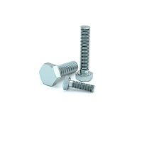 Болт шестигранный М8х30 DIN933 BT8-30 сталь (уп.60шт) | Код. LO0829 | КМ-Профиль