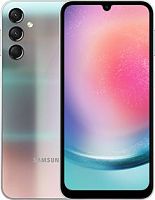 Смартфон Samsung SM-A245F Galaxy A24 128Gb 6Gb серебристый моноблок 3G 4G 2Sim 6.4 1080x2340 Android 13 50Mpix 802.11 a/b/g/n/ac NFC GPS GSM900/1800 GSM1900 microSD max1024Gb | код 1927117 | SAMSUNG