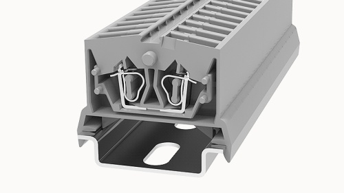 WS2.5-DIN35-01P-11-00Z(H) Проходная клемма, пружинный, 2.5 мм кв., 24А, 800V, 6 мм, серый, на дин DIN-рейку | код 11030000155 | DEGSON