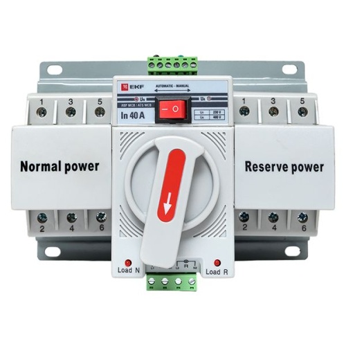 Устройство АВР МCB 40А (C) 3Р 400В PROxima | код ats-mcb-40c-3p-pro | EKF фото 3 Устройство АВР МCB 40А (C) 3Р 400В PROxima | код ats-mcb-40c-3p-pro | EKF фото 3