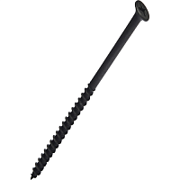 Саморез гипсокартон/дерево 4.8х100 черный | код screw-GD-100 | Крепдил