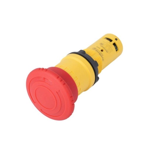 Кнопка аварийного останова SB7 моноблочная 22мм красная, ?40, повернуть для возвр, пластик, 1НО+1НЗ, | код SB7ES545P | Systeme Electric Кнопка аварийного останова SB7 моноблочная 22мм красная, ?40, повернуть для возвр, пластик, 1НО+1НЗ, | код SB7ES545P | Systeme Electric