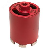 Коронка алмазная (верхнее пылеудаление) DCH-82/120MHS (120мм) Micro Hit Laser M16 Professional | код dch-82-120-mhs-m16 | EKF