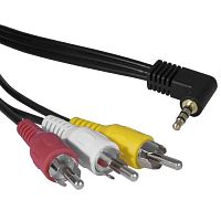 Аудио-видео шнур RUICHI Stereo 3,5 мм - 3 RCA, 1.5 м | код 113677 | Ruichi