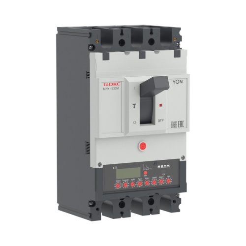 Авт. выкл. YON pro MNX630M 3P 630A 100kA при AC415V расц. ETE | код MNX630M3PETE0630 | DKC