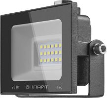 Прожектор светодиодный 61 946 OFL-20-4K-BL-IP65-LED 20Вт 4000К IP65 1600лм черн. | код 61946 | ОНЛАЙТ