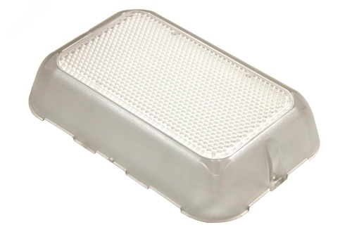 Светильник LED МЕРИДИАН (СПО) 10Вт 900Лм 4,0К призматический рассеиватель IP54 накладной | код LE-СПО-10-010-0391-54Д | Led Effect