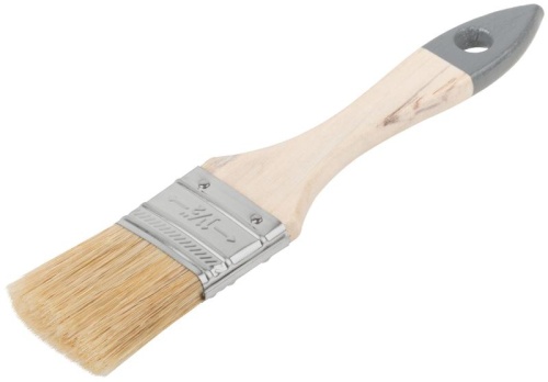 Кисть флейцевая ''Лайт'', натуральная cветлая щетина, деревянная ручка 1,5'' (38 мм) | код 804 | FIT фото 2 Кисть флейцевая ''Лайт'', натуральная cветлая щетина, деревянная ручка 1,5'' (38 мм) | код 804 | FIT фото 2
