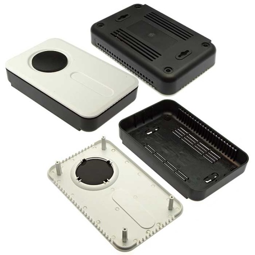 Корпус для РЭА RUICHI AD3-87, 160х100х30 мм, пластиковый, с фланцами | код 99662 | Ruichi