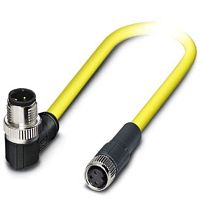 Кабель для датчика / исполнительного элемента SAC-3P-M12MR/ 1,5-542/M8FS BK | код 1406305 | PHOENIX CONTACT