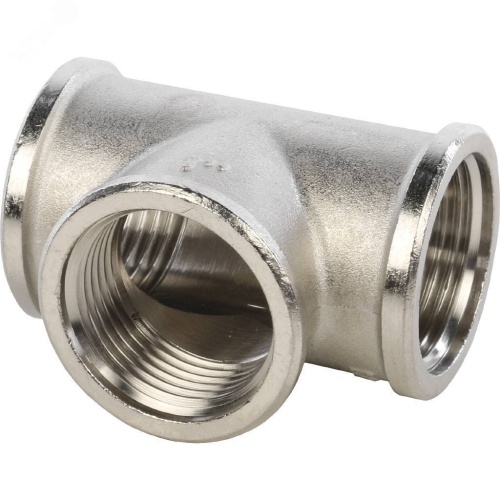 Тройник ВВВ 1'х1'х1' никелированный | код SFT-0020-000001 | STOUT