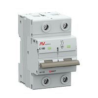 Выключатель автоматический AV-125 2P 100A (D) 10kA EKF AVERES | код mcb125-2-100D-av | EKF
