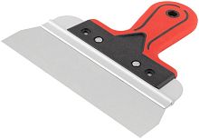 Шпатель фасадный Профи 200мм прорезиненная ручка нерж. сталь КУРС 06422