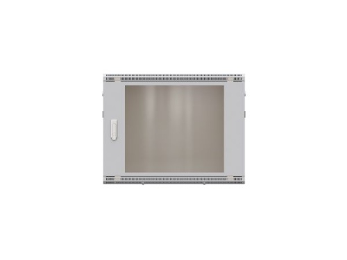 Шкаф настенный 19 TERACOM PRO 6U 600х600 мм дверь стеклянная с замком-ручкой серый | код TRP-WLL-0666-40G | EKF фото 3
