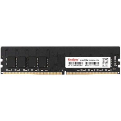 Память DDR4 32GB 3200MHz Kingspec KS3200D4P13532G RTL PC4-25600 CL17 DIMM 288-pin 1.35В dual rank Ret | код 2000664 | KINGSPEC