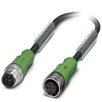 Кабель для датчика / исполнительного элемента SAC-5P-M12MS/1,5-PVC/M12FS | код 1415697 | PHOENIX CONTACT