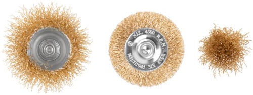 Набор щеток для дрели, 3 шт., Чашки 25, 50 мм, Плоская 50 мм, латунированная витая проволока, блистер, Profi | код 82-926 | FIT фото 6 Набор щеток для дрели, 3 шт., Чашки 25, 50 мм, Плоская 50 мм, латунированная витая проволока, блистер, Profi | код 82-926 | FIT фото 6