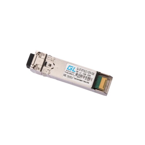 Модуль SFP+WDM 10Гбит/с одно волокно SM LC Tx:1270/Rx:1330нм 12дБ до 20км DDM | код GL-OT-ST12LC1-1270-1330 | GIGALINK