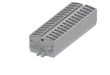 254301 Клемма TB 1-1 проходная фронт. подключение с крепеж. фланцами, сеч. 2.5мм2, сер., шт | код 254301 | SUPU