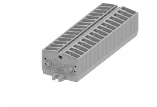 254301 Клемма TB 1-1 проходная фронт. подключение с крепеж. фланцами, сеч. 2.5мм2, сер., шт | код 254301 | SUPU