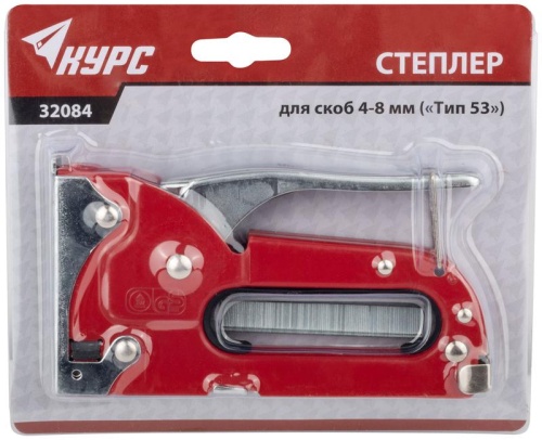 Степлер для узких скоб "тип 53" 4-8мм корпус метал. КУРС 32084 фото 3