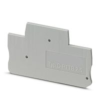 Заглушка для D-PTTB2.5мм2 двухуровневый серый HLT | код 081-25-044| HLT