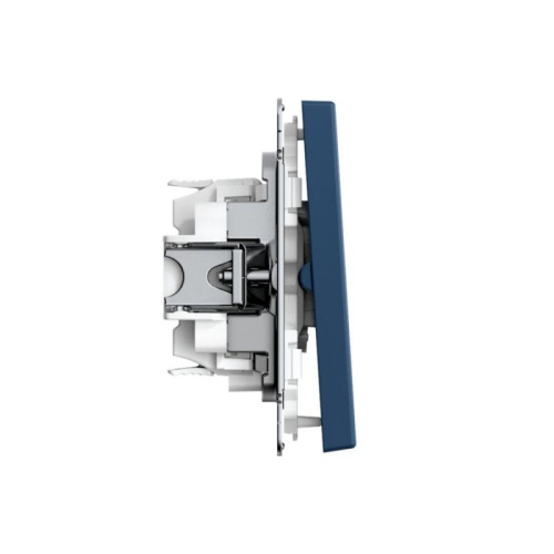 Выключатель для жалюзи 2-кл. ArtGallery 2х (сх. 4) 10А быстрозажим. клем. механизм аквамарин SE GAL001119S фото 8