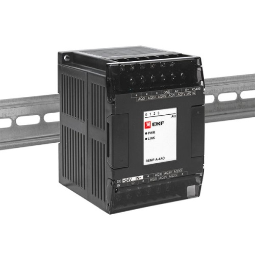 Модуль аналогового вывода REMF 4 PRO-Logic | код REMF-A-4AO | EKF фото 3