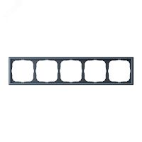 Рамка 5-м ArtGallery универс. грифель | код GAL000705 | Systeme Electric