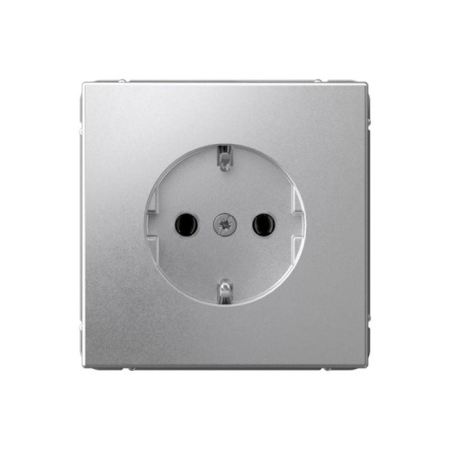 Розетка ArtGallery 16А с заземл. механизм алюм. | код GAL000343 | Systeme Electric