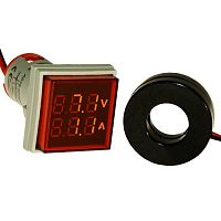Цифровой LED вольтметр-амперметр переменного тока RUICHI DMS-205 | код 110511 | Ruichi