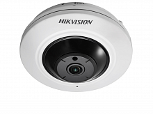 Видеокамера 5Мп fisheye IP-камера c EXIR-подсветкой до 8м fisheye объектив 1.05мм (DS-2CD2955FWD-I (1.05mm) | код 300820930 | Hikvision