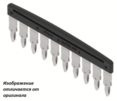 Перемычка для клемм, втычная, 6 полюсов, для Клеммасерий PQ, SQ и TQ MLPU8-6W | код 3829040600 | Elmex