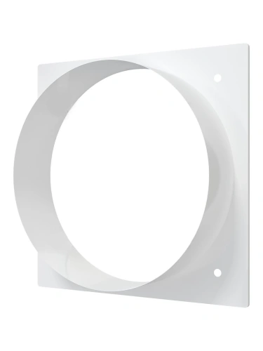 Накладка торцевая 113х113 с фланцем D100 | код 1111Ф10 | ERA Накладка торцевая 113х113 с фланцем D100 | код 1111Ф10 | ERA