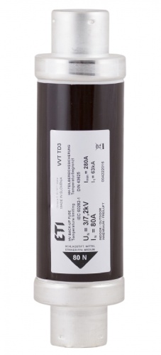 Высоковольтные предохранители VVC3 7,2kV/80A 292 | код 004220516 | ETI Высоковольтные предохранители VVC3 7,2kV/80A 292 | код 004220516 | ETI