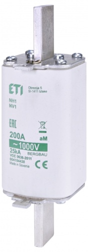 Предохранитель NH-1/aM 63A 690V KOMBI | код 004184420 | ETI