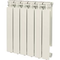 Радиатор алюминиевый секционный 500/80/14 нижнее правое подключение | код SRA-0120-050014 | STOUT