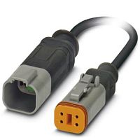 Кабель для датчика / исполнительного элемента SAC-4P-DTMS/ 1,5-PUR/DTFS | код 1415019 | PHOENIX CONTACT