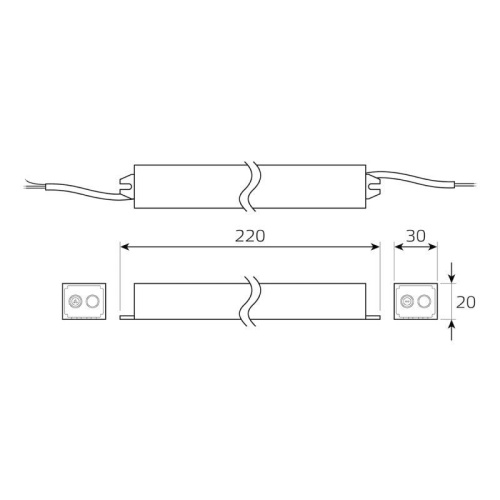 Блок питания для светодиодной ленты Basic 40Вт 12В IP67 герметичный (драйвер) GAUSS BT522 фото 5 Блок питания для светодиодной ленты Basic 40Вт 12В IP67 герметичный (драйвер) GAUSS BT522 фото 5