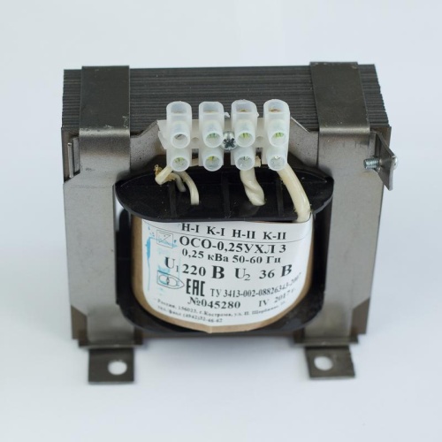 Трансформатор напряжения понижающий ОСО-0.4-09 УХЛ 3 380/24 | код. ОС0000015921 | ФКУ ИК-1 (Кострома) фото 2